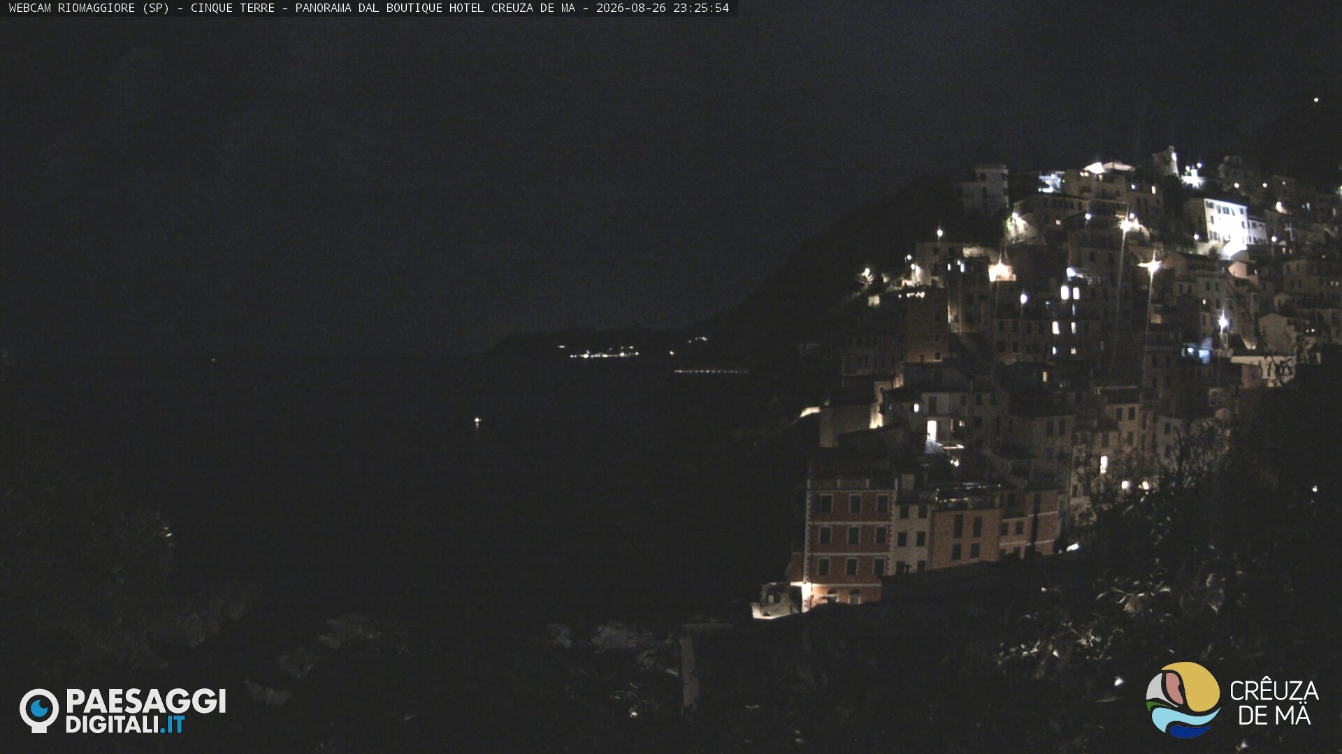 Webcam Riomaggiore (Cinque Terre): Town View