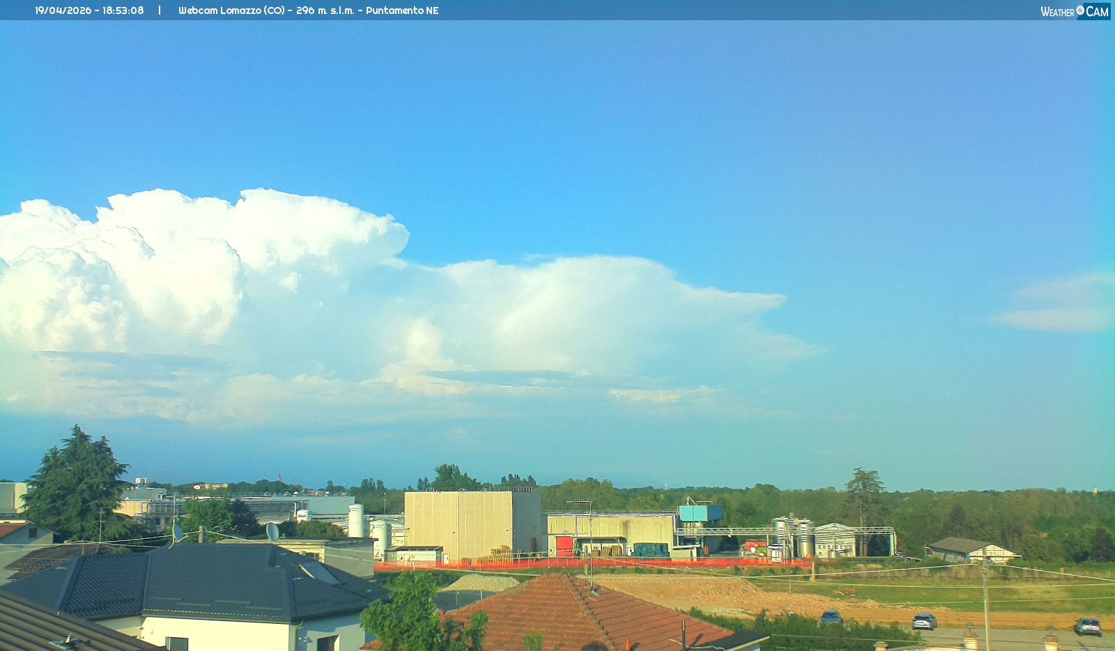 Webcam Lomazzo: Panorama View