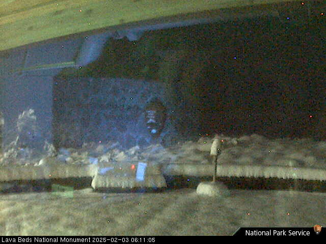 Webcam Lava Beds National Monument, California: Lava Beds Visitor Center