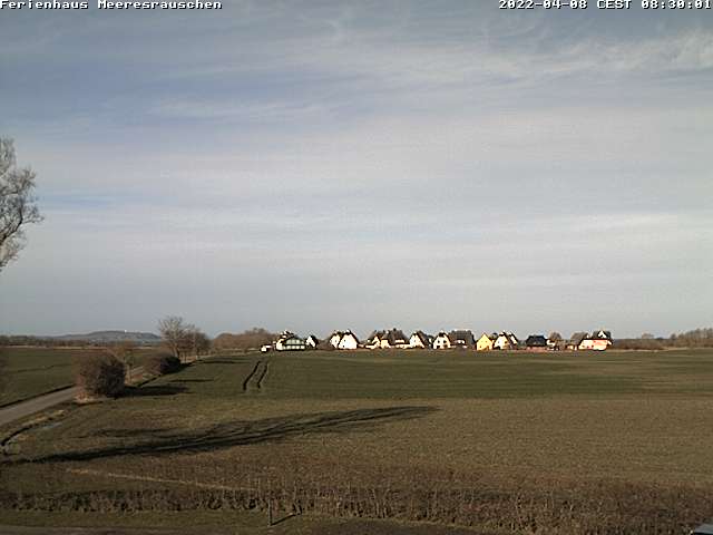 Webcam Dranske (Rügen): View of Hiddensee and Rehbergort