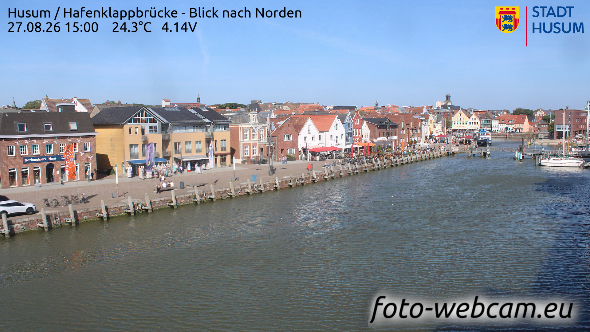 Webcam Husum: HD Panorama Husum Bridge