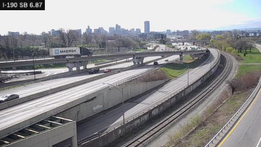Buffalo › South: I-190 South of the Peace Bridge