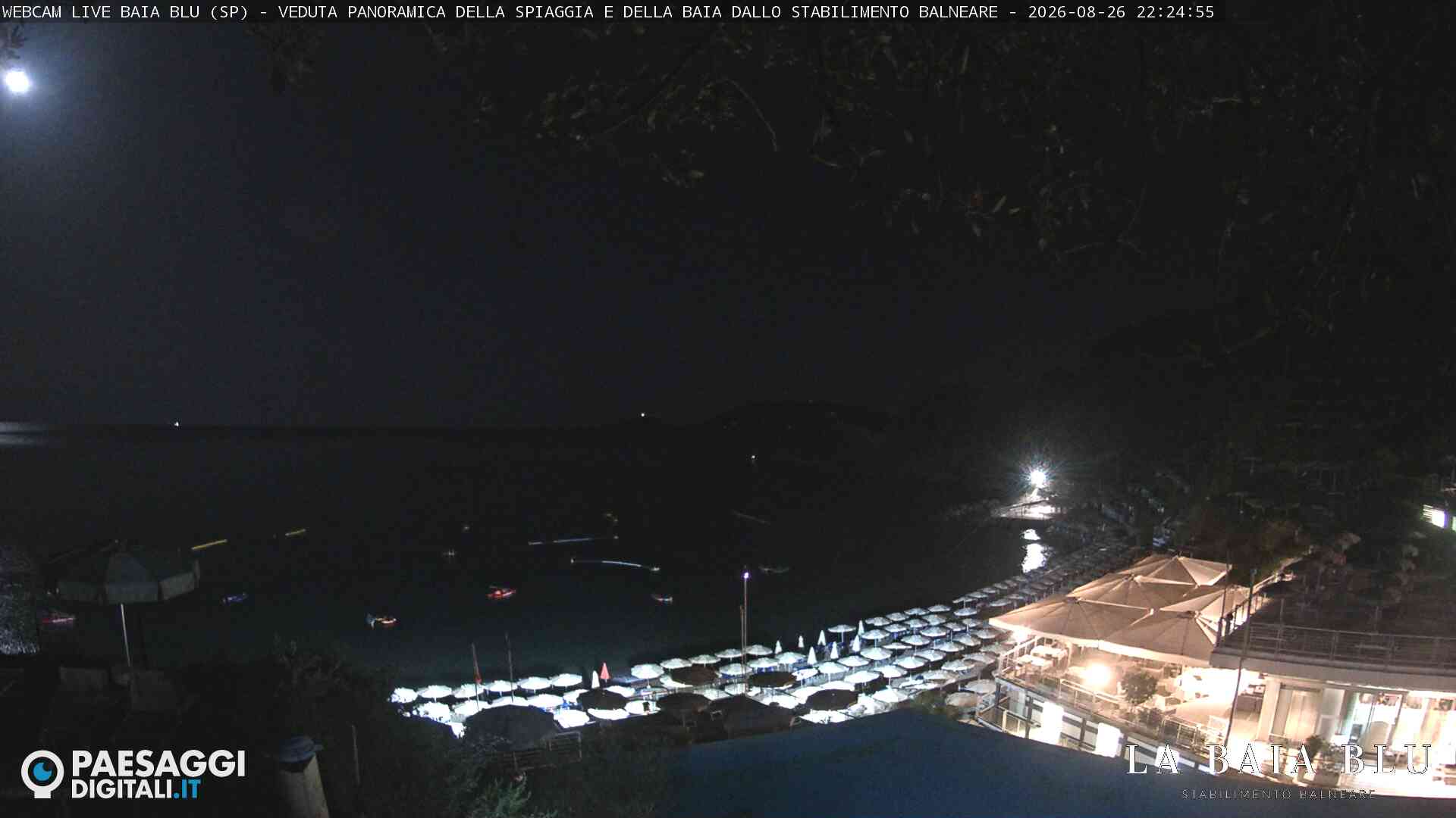 Webcam Lerici: Stabilimento Balneare della Baia Blu
