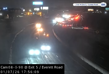 Westerlo › East: I-90 at Exit 5 (Everett Road)