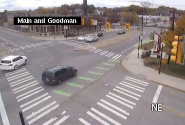 Rochester: Main St at Goodman St