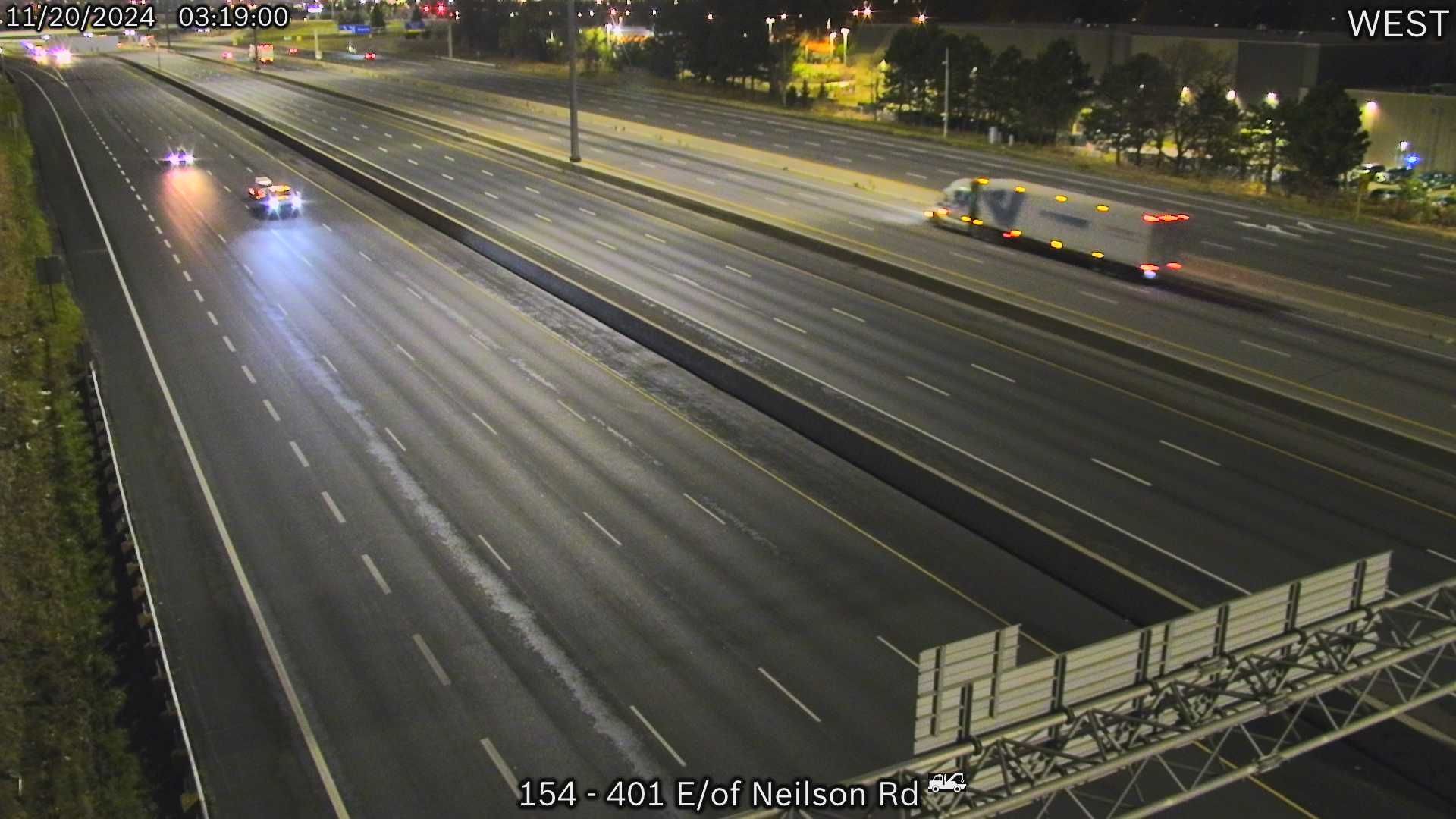 Scarborough: Highway 401 east of Neilson Road