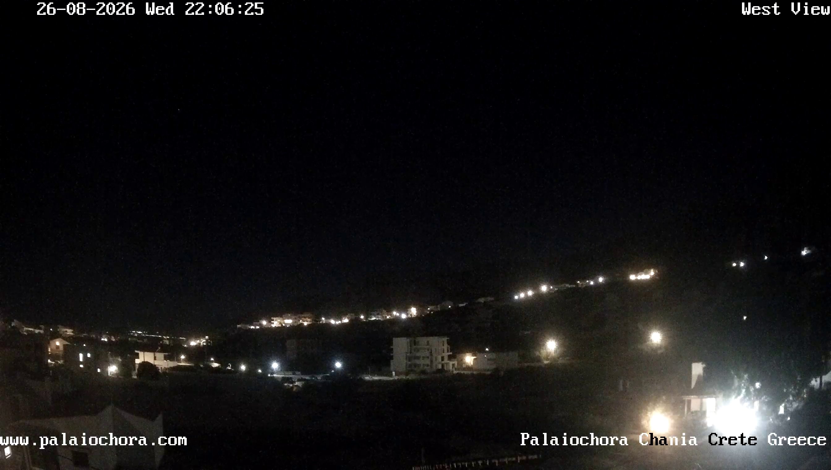 Webcam Palaiochora (Crete): View over Palaiochora