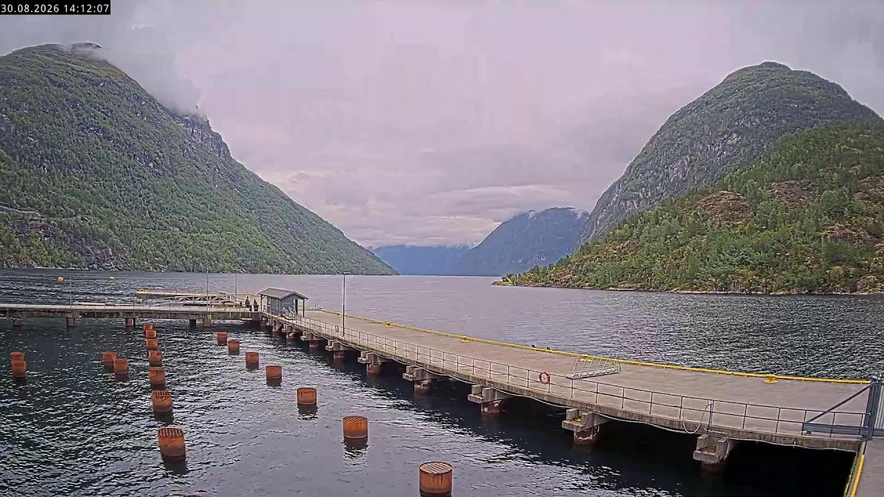 Webcam Hellesylt: Livestream Hellesylt Cruise Port