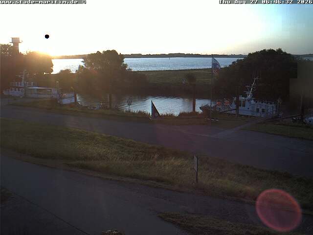 Webcam Stadersand: Elbe River Cam