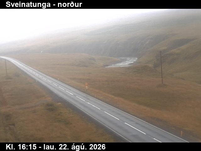 Webcam Sveinatunga: Sveinatunga towards North
