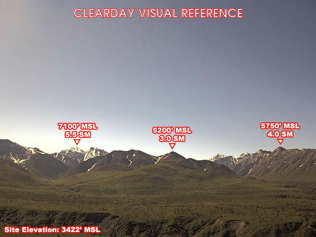 Webcam Tahneta Pass, Alaska: Tahneta Pass Airfield, View in Southern Direction