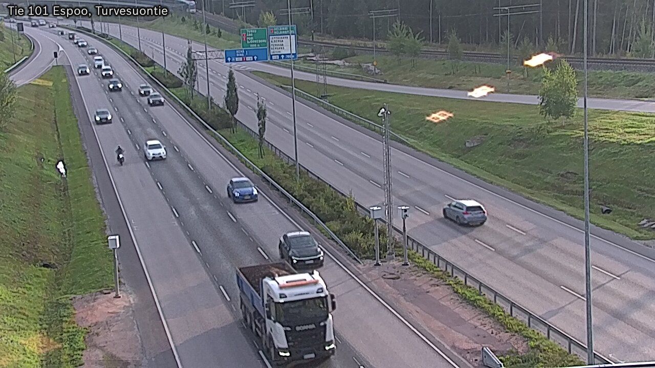 Espoo: Tie 101 Turvesuontie - Kehä1 - Itään