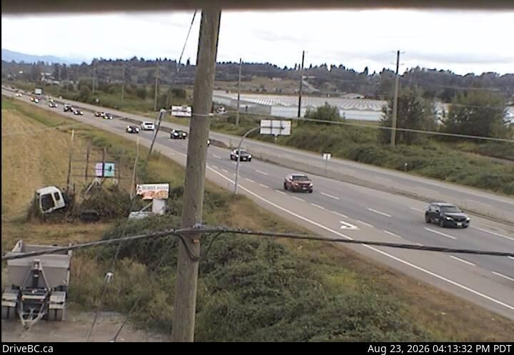 Lynden › South: Hwy 11 at Harris Rd, looking south