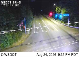 Poulsbo › South: SR 3 at MP 56: Tytler Rd Looking South