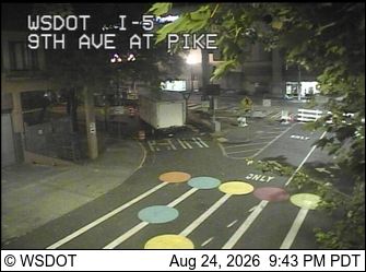 Seattle: I-5 at MP 165.9: 9th Ave at Pike