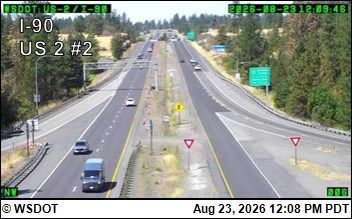 Spokane: I-90 at MP 277.5: US 2 Interchange