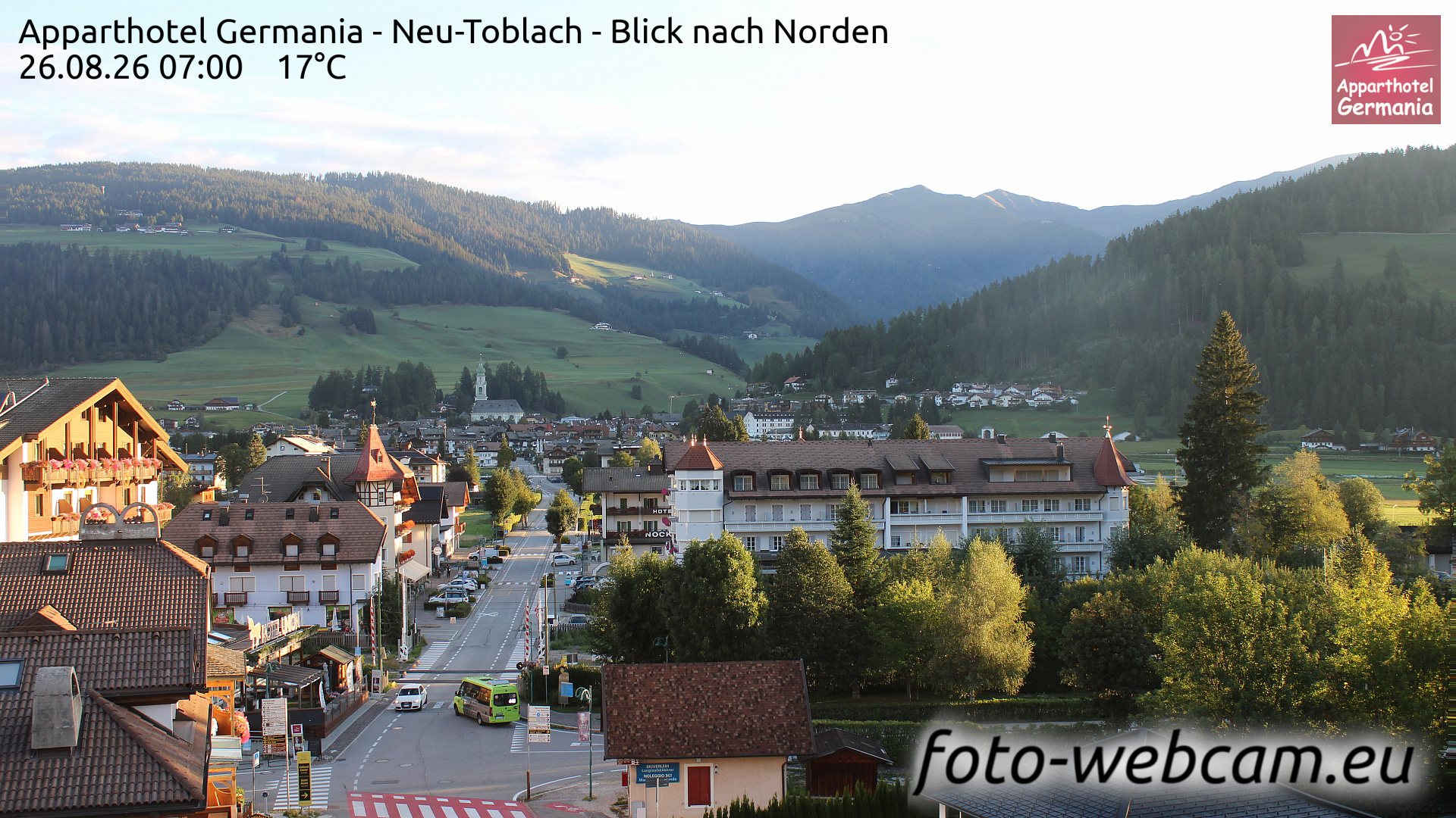 Webcam Neu-Toblach: HD Panorama Neu-Toblach