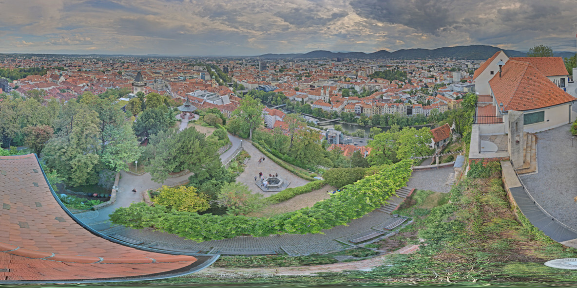 Webcam Graz: Panocam Graz Schlossberg