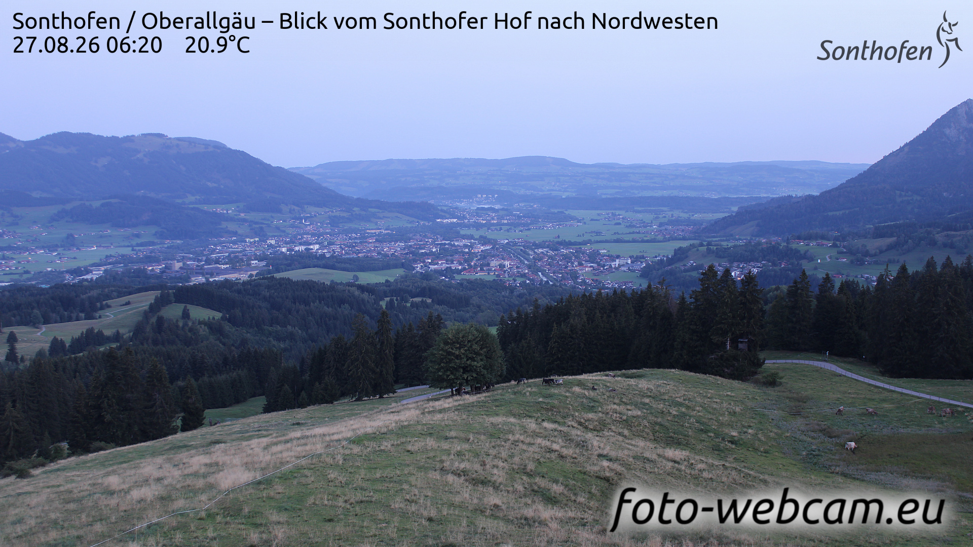 Webcam Sonthofen: HD Panorama Sonthofen