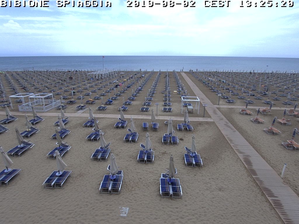Webcam Bibione: Beach Panorama