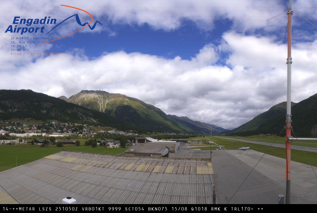 Webcam Samedan: Engadin Airport