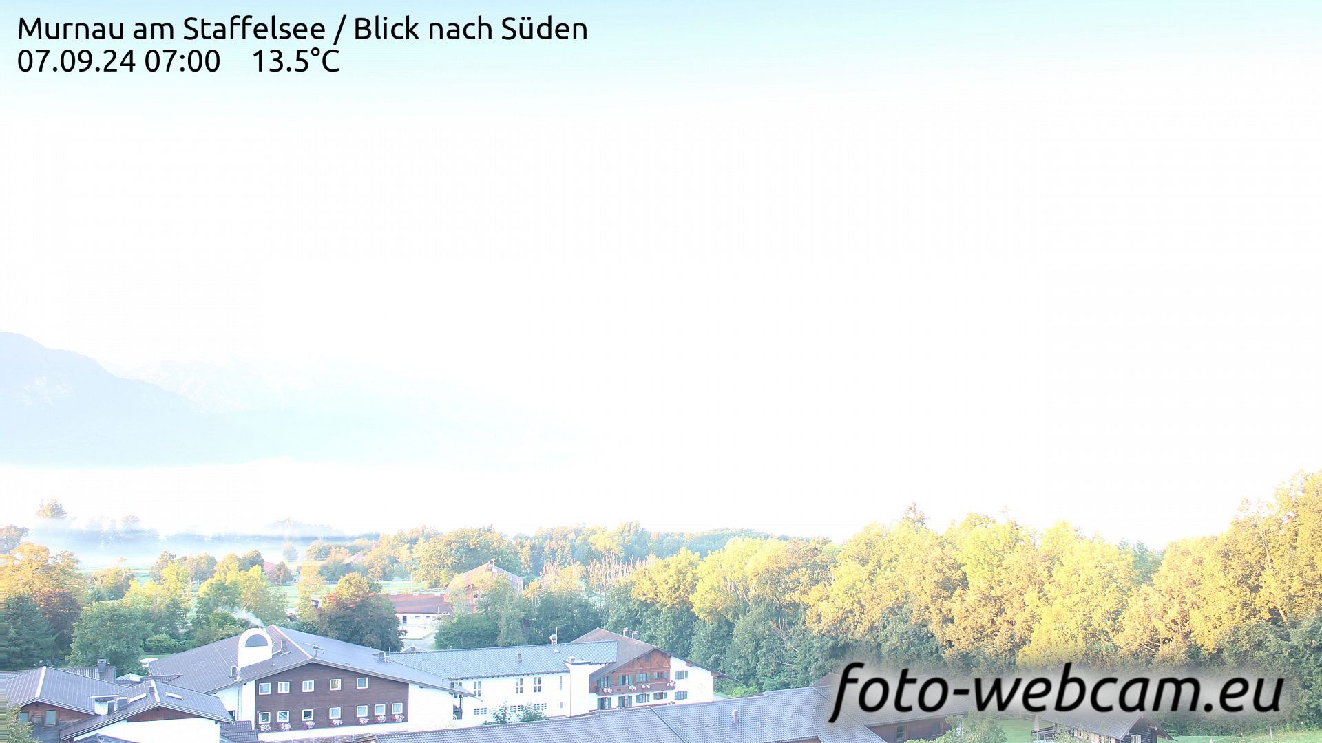 Murnau am Staffelsee: Blick nach Süden