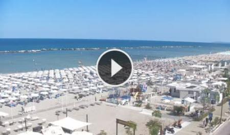 Webcam Bellaria-Igea Marina: Beach Panorama