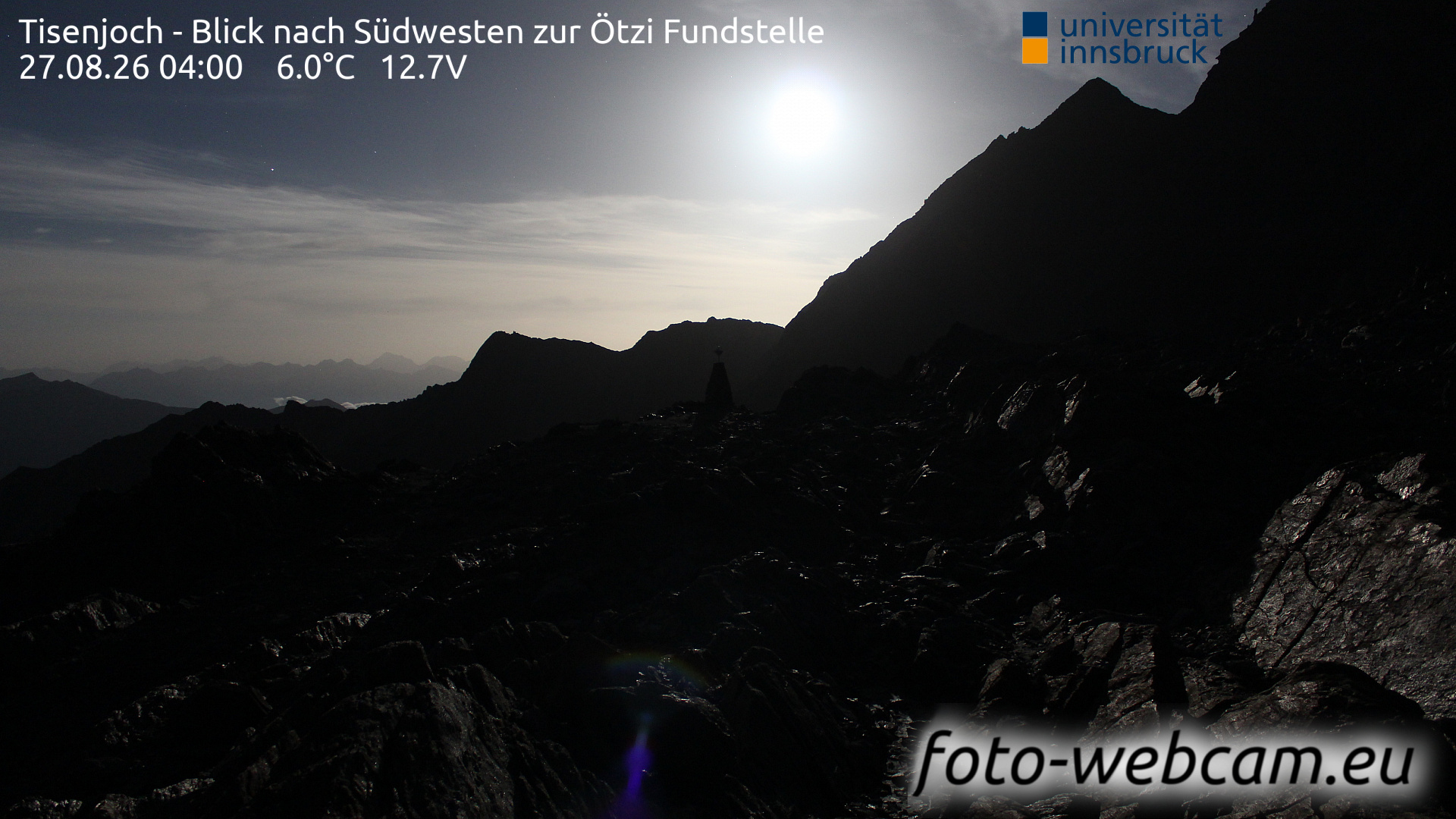 Webcam Tisenjoch: HD Panorama Tisenjoch