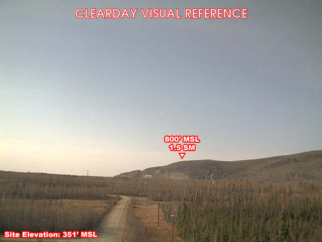 Webcam Nenana, Alaska: Nenana Airfield (PANN), View in NorthWestern Direction