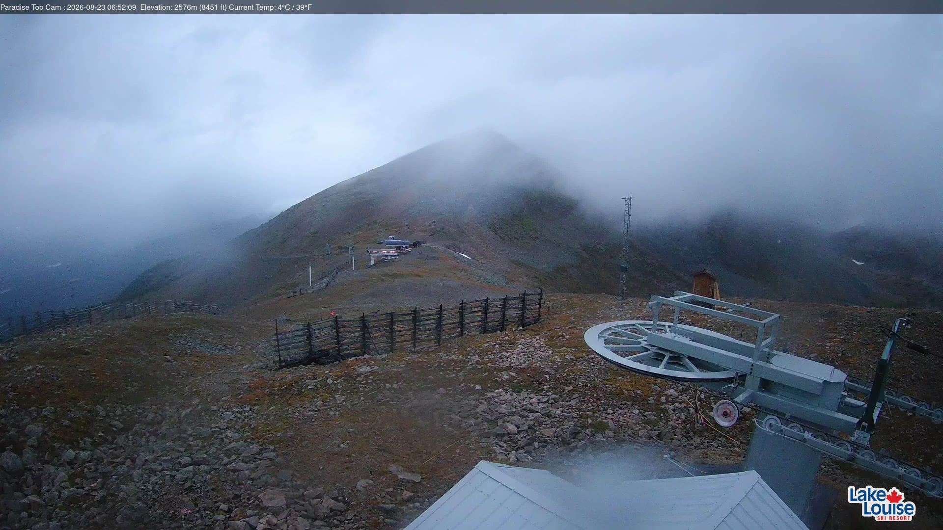 Lake Louise: Lake Loiuse Ski Area: New Paradise Webcam