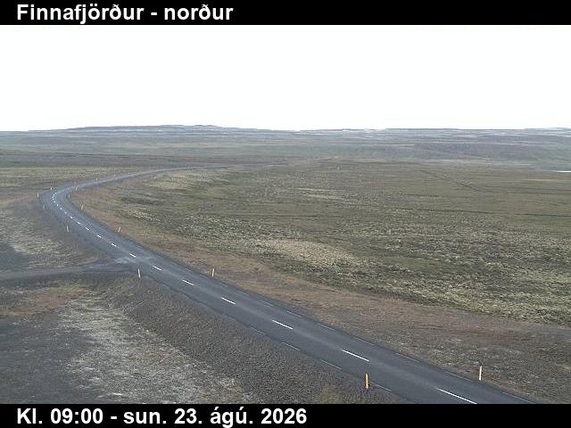 Webcam Finnafjörður: Route 85 Northwards