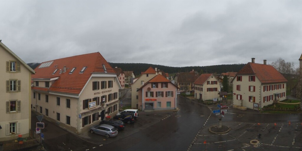 Webcam La Brévine: 360° Panorama Place du Village