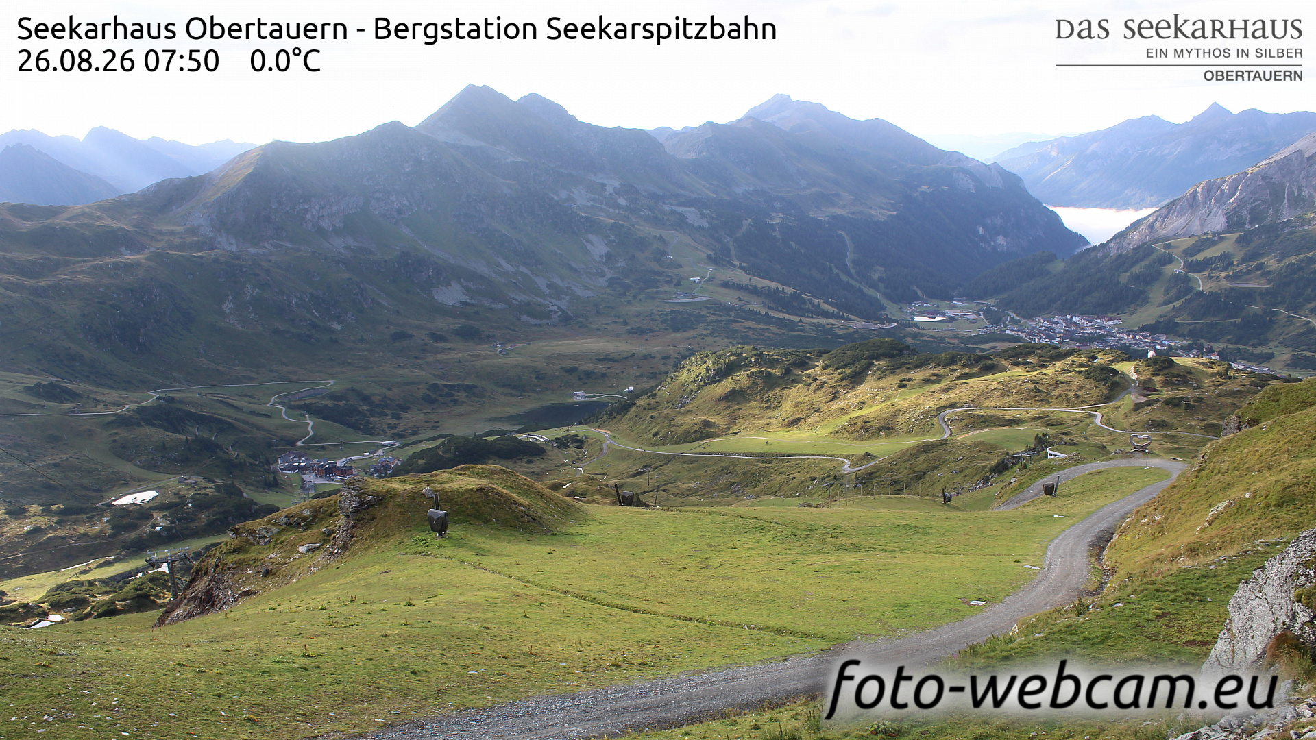 Webcam Obertauern: HD Panorama Seekarhaus