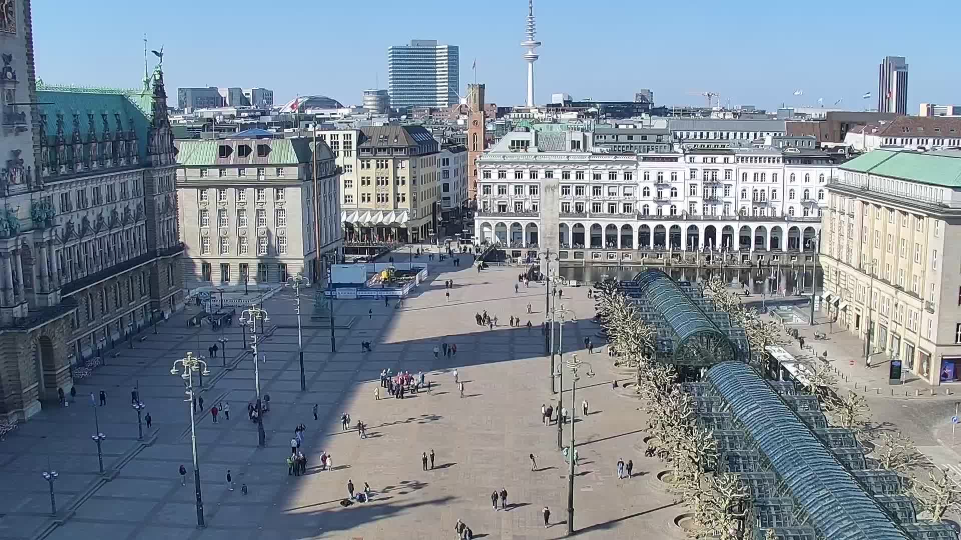 Webcam Hamburg: Hamburg Rathausmarkt
