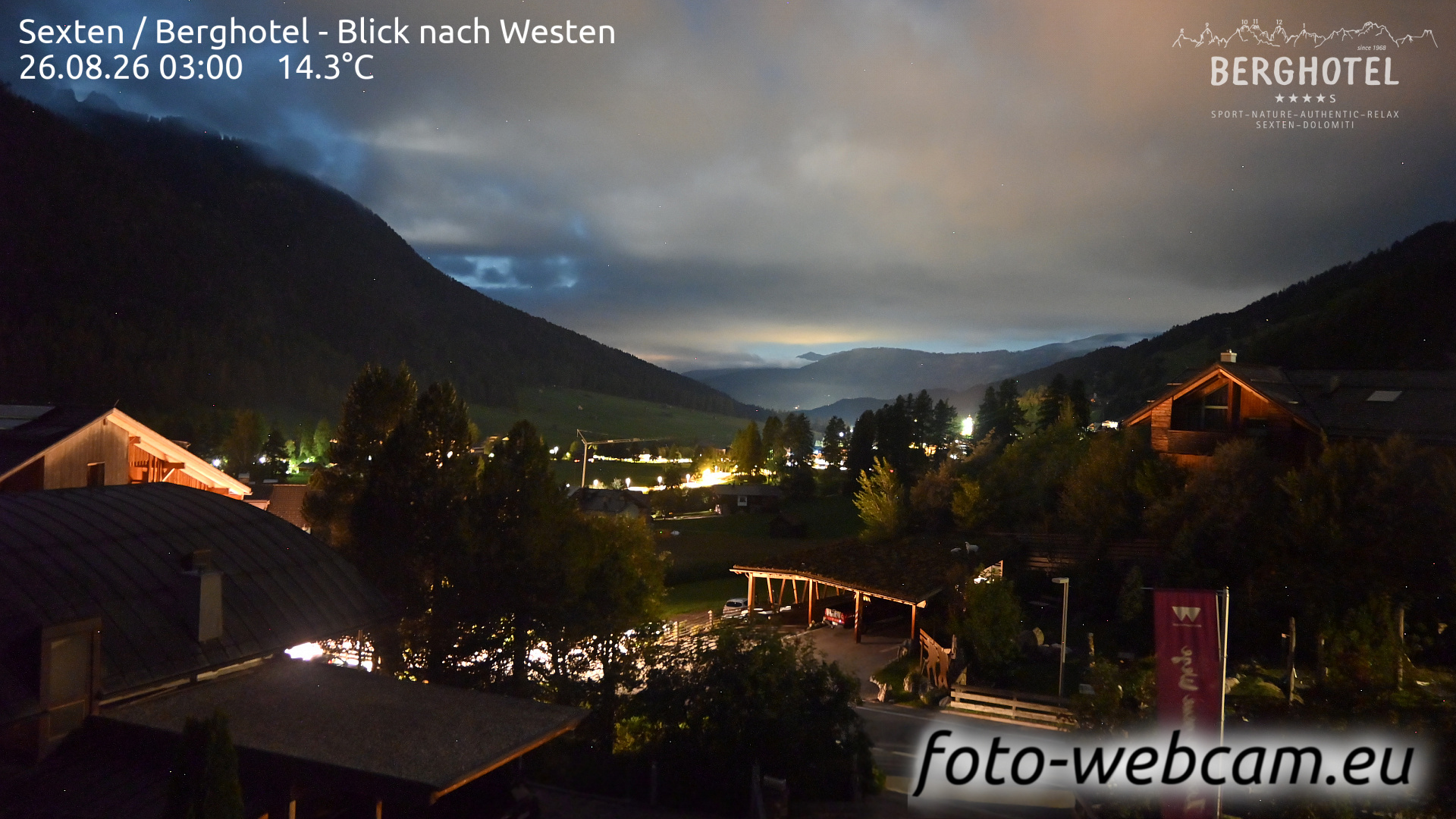 Webcam Sexten: HD Panorama Sexten West