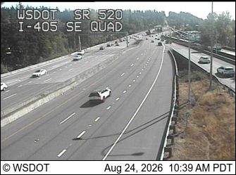 Bellevue: SR 520 at MP 7: I-405 Interchange