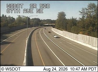 Clyde Hill: SR 520 at MP 4.8: 87th Ave NE