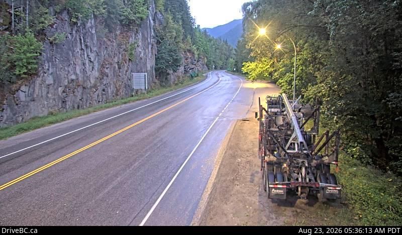 Nelson › South: Hwy 6 near Hwy 3A and Rosemont/Uphill interchange, looking south