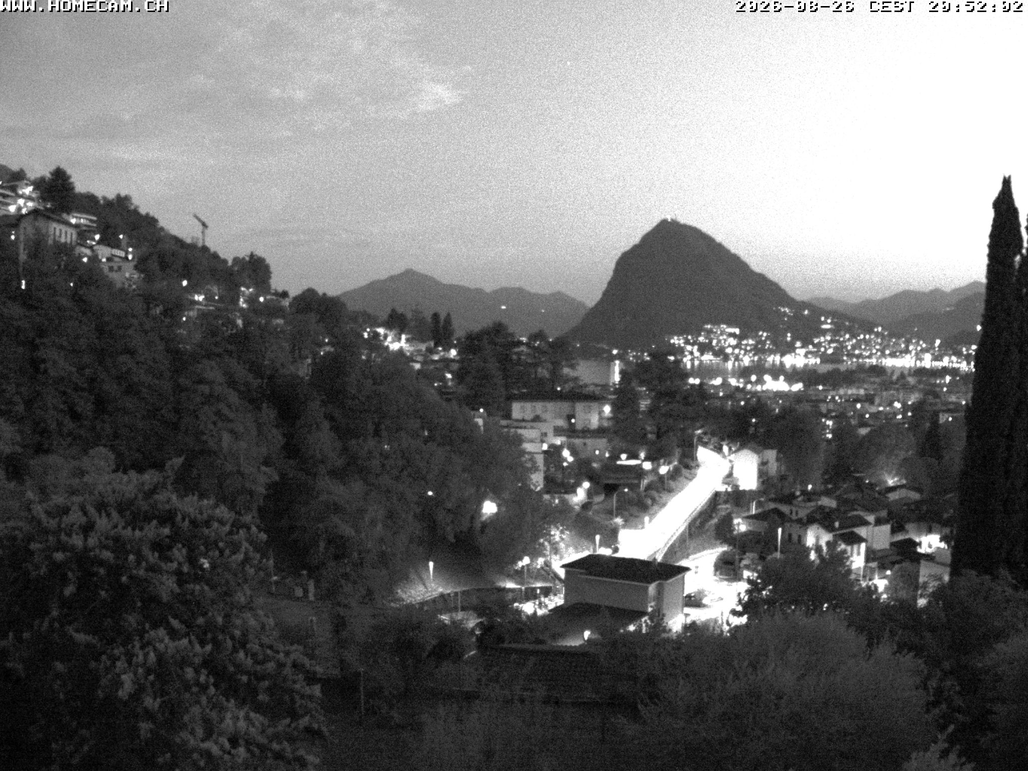 Webcam Lugano: View of Lugano