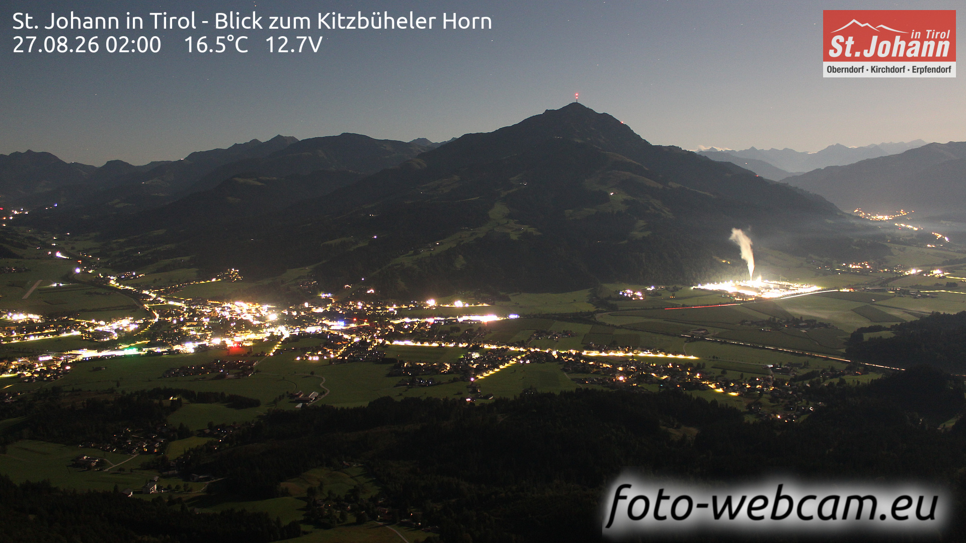 Webcam St. Johann in Tirol: HD Panorama St. Johann in Tirol