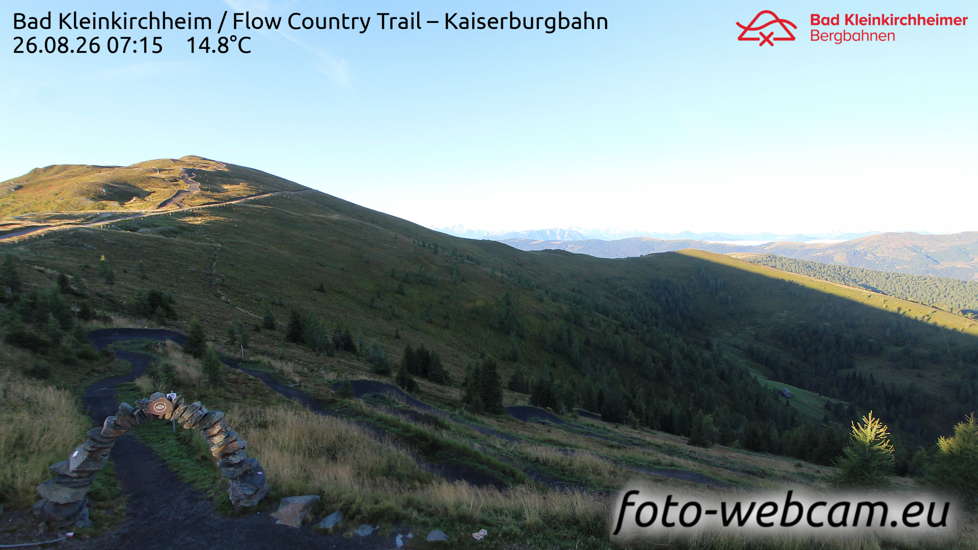 Webcam Bad Kleinkirchheim: HD Panorama BKK - Country Trail