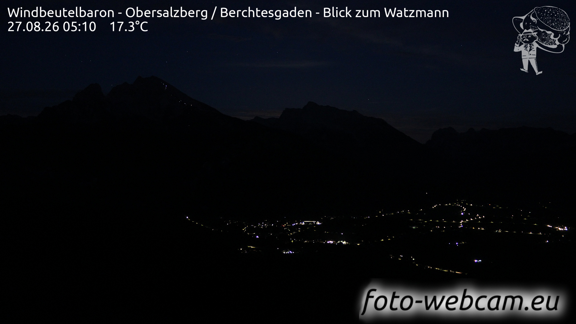 Webcam Berchtesgaden: HD Panorama Windbeutelbaron