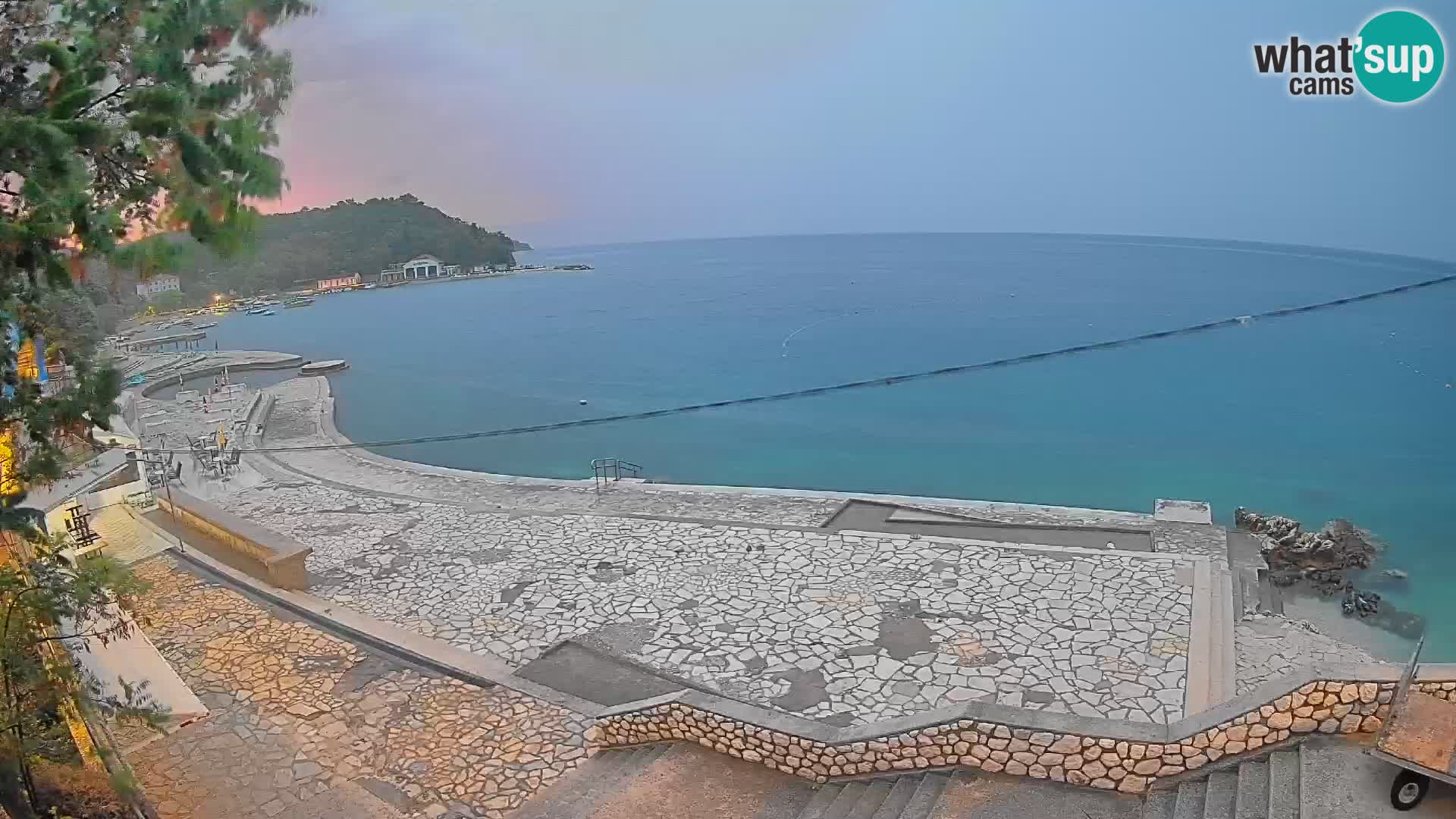 Webcam Selce: Livestream Selce Beach - Diving Center