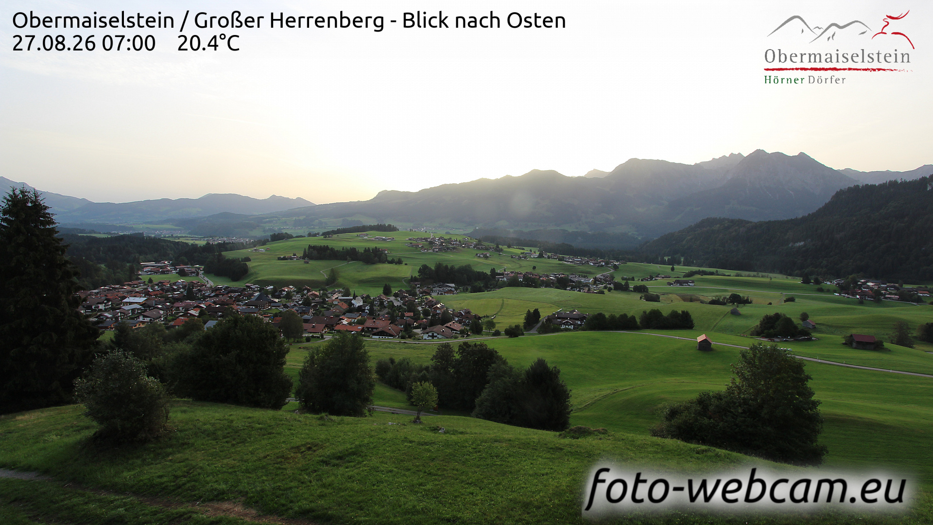 Webcam Obermaiselstein: HD Panorama Obermaiselstein