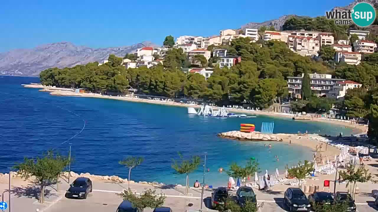 Webcam Baška Voda: Podluka Beach