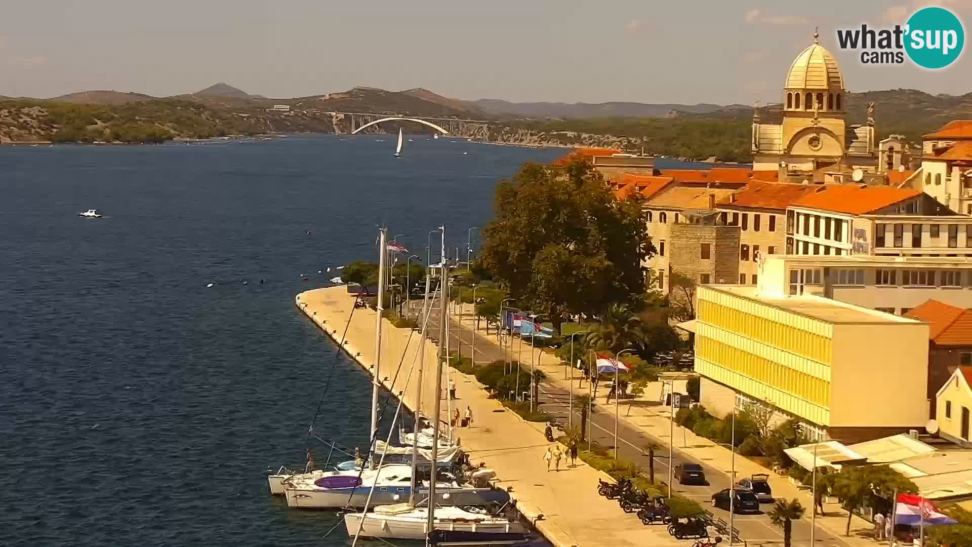 Webcam Šibenik: View from the Bellevue Hotel