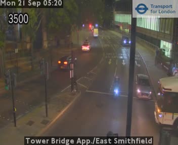 Webcam London: Traffic Tower Bridge App./East Smithfield