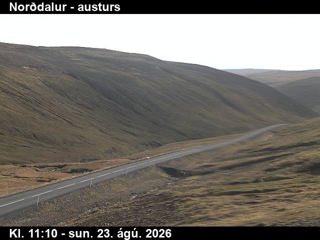 Webcam Norðdalur: Route 61 Eastwards