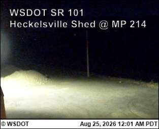 Webcam Beaver, Washington: Heckelsville Shed on US 101 @ MP 214