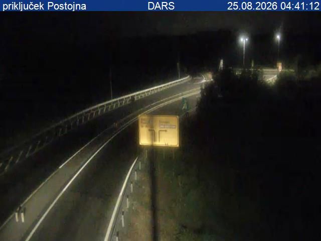 Zalog: A1/E61/E70, Ljubljana - Koper, priključek Postojna